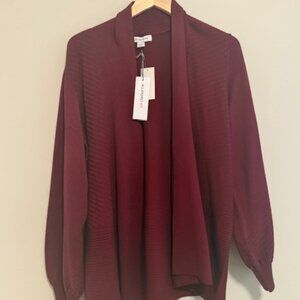 Liz Claiborne Maroon Cardigan